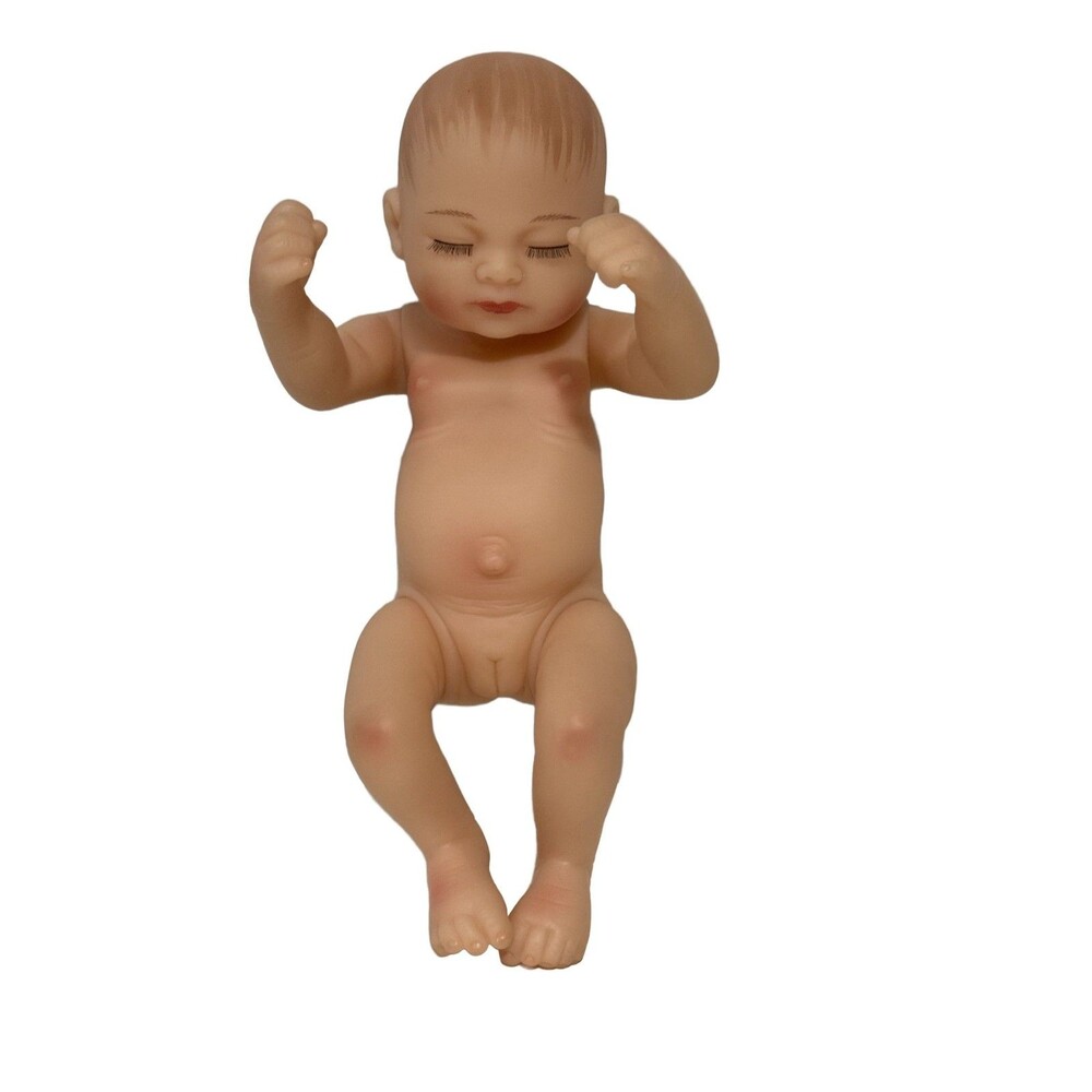 Realistic Baby Doll Vinyl Anatomically Correct Female Painted Hair Eye Sleeping